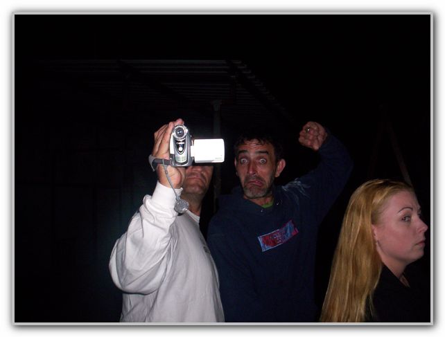 DJ & Cousin Stuart in the Gallows at Freo Prison Feb 14th 2007